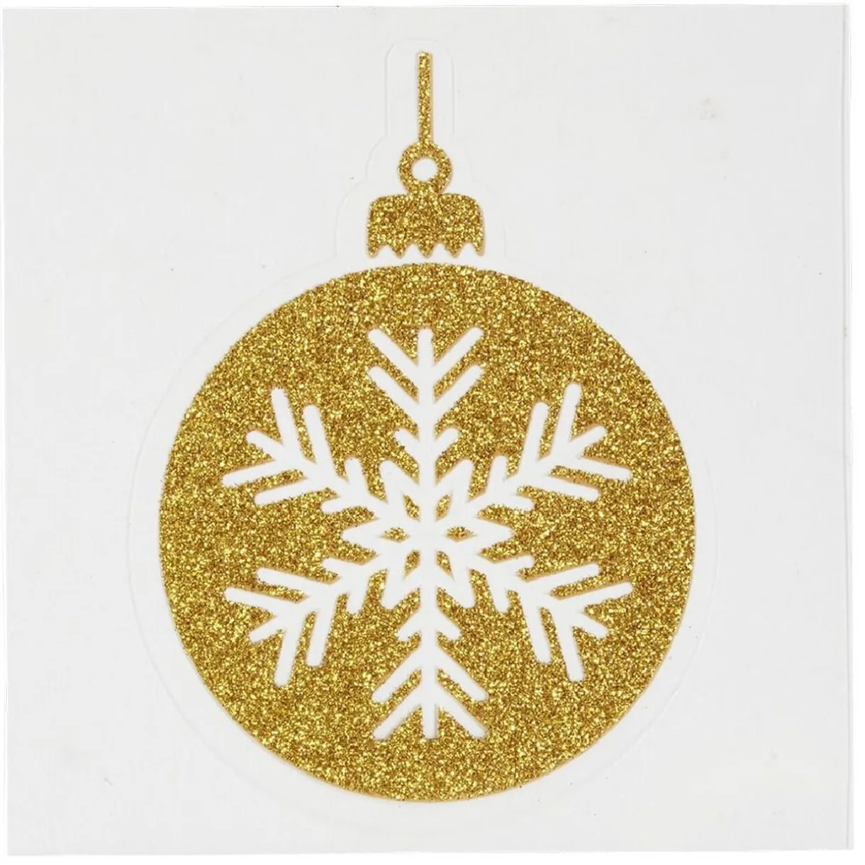Décoration fenêtre et mur boule de Noël adhésive (6 modèles) < Gifi Hot