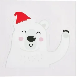 Décoration fenêtre et mur Noël adhésive personnage (3 modèles)