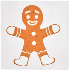 Décoration fenêtre et mur Noël adhésive pain d'épices (3 modèles) < Gifi Clearance
