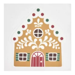Décoration fenêtre et mur Noël adhésive pain d'épices (3 modèles) < Gifi Clearance