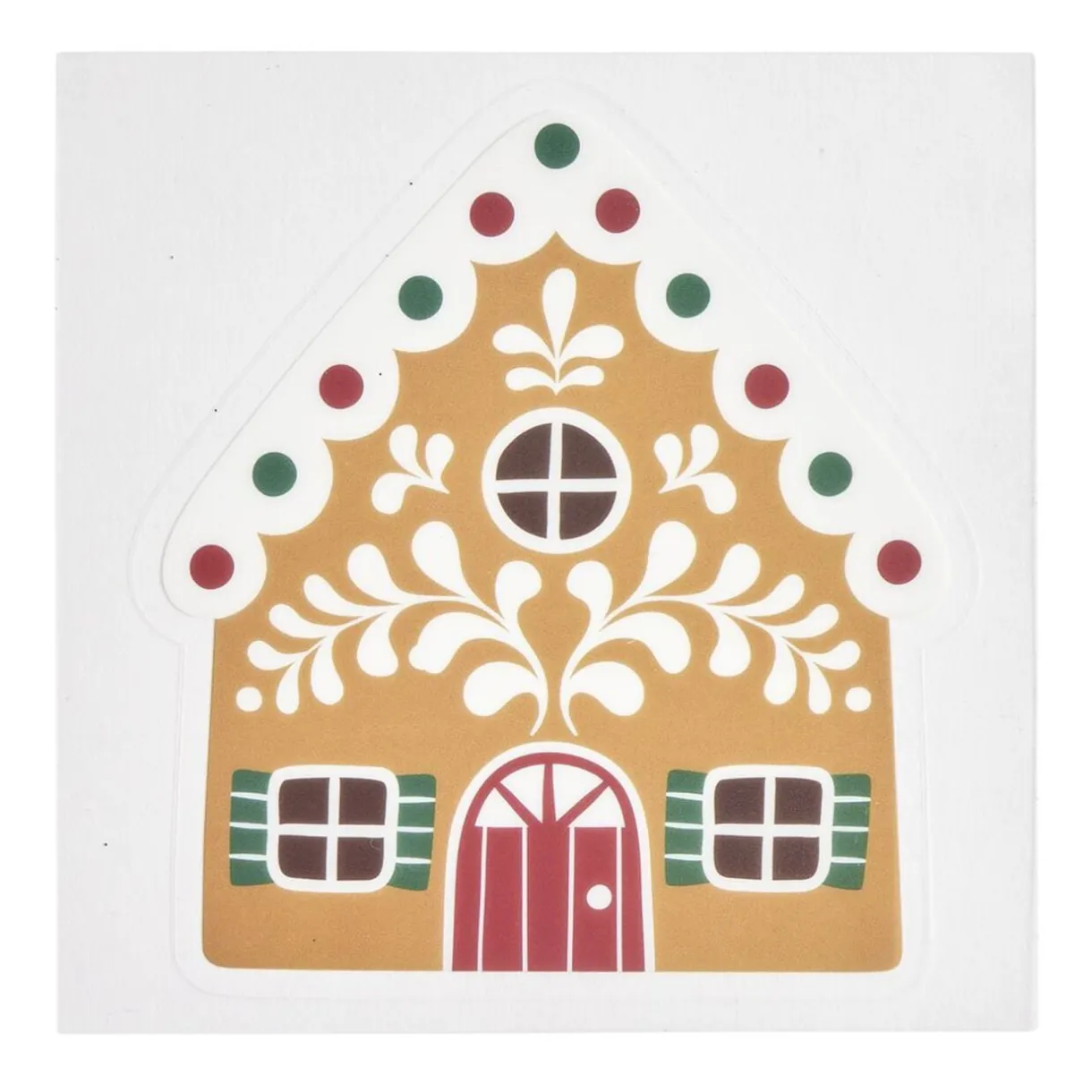 Décoration fenêtre et mur Noël adhésive pain d'épices (3 modèles) < Gifi Clearance