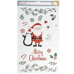 Décoration fenêtre Noël électrostatique Merry Christmas < Gifi Best
