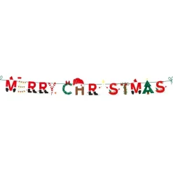 Décoration fenêtre Noël électrostatique frise Merry Christmas 120x20cm < Gifi Online