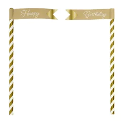 Décoration gâteau anniversaire pique thème nature x7 < Gifi
