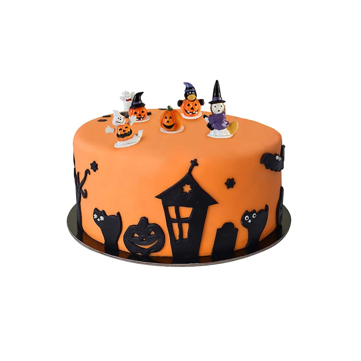 Décoration gâteau Halloween sorcière citrouille fantôme x5 < Gifi Outlet