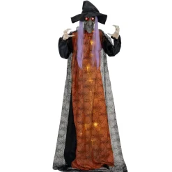 Décoration Halloween automate sorcière son et lumière H160cm < Gifi Hot