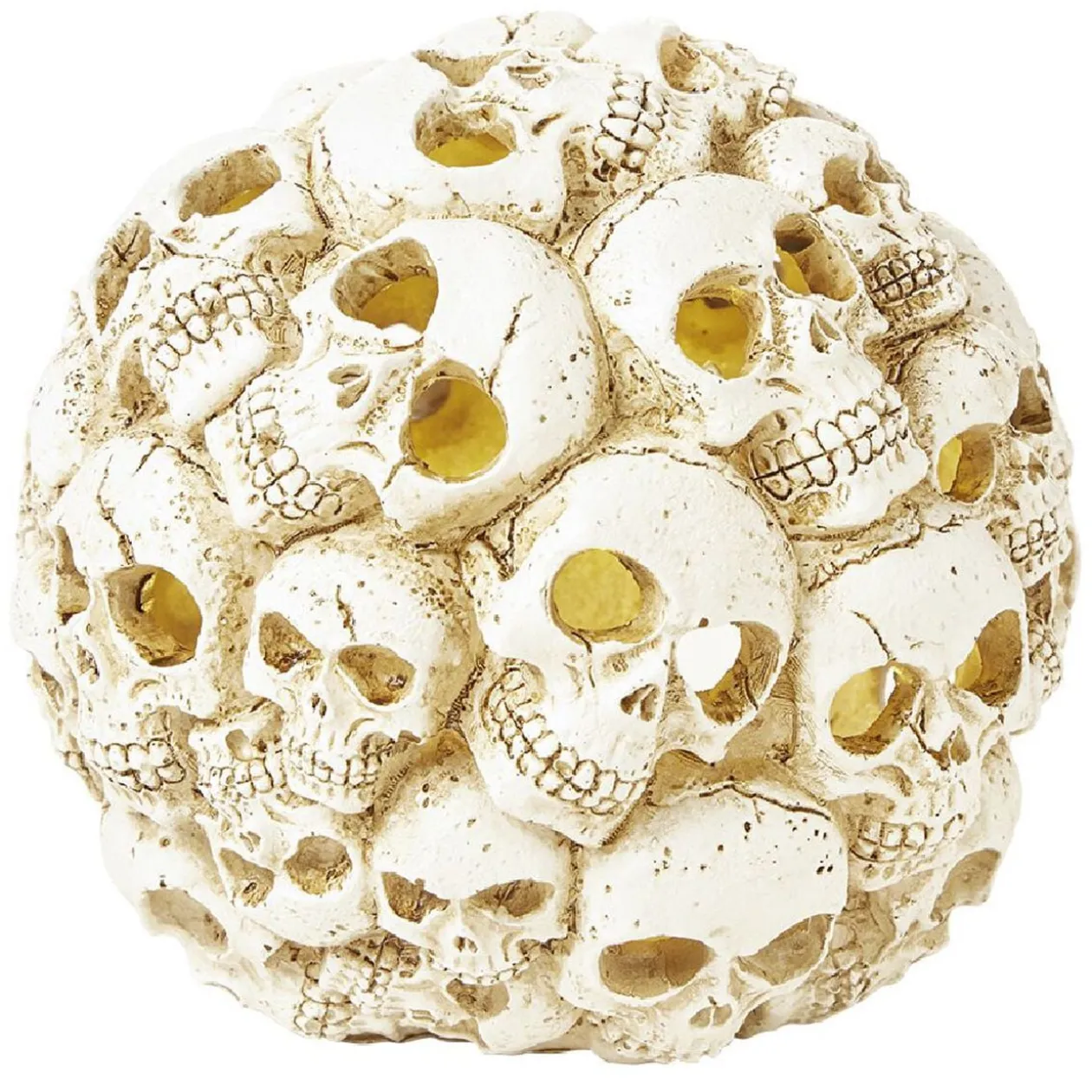 Décoration Halloween boule squelette LED