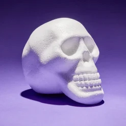 Décoration Halloween à personnaliser tête de mort ou citrouille - 2 modèles