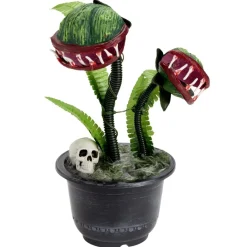 Décoration Halloween plante carnivore dansante son et lumière Ø17xH35cm < Gifi Clearance
