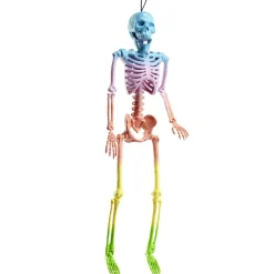 Décoration Halloween à suspendre squelette plastique pastel H40cm < Gifi Best