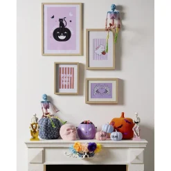 Décoration Halloween à suspendre squelette plastique pastel H40cm < Gifi Best