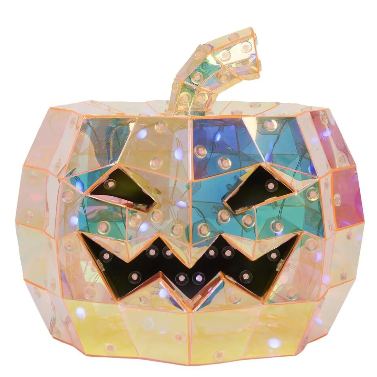 Décoration lumineuse Halloween LED USB tête de citrouille Ø20xH17cm < Gifi Clearance