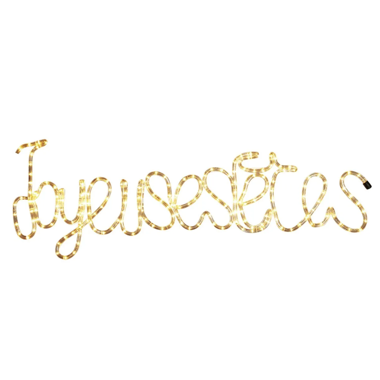 Décoration lumineuse Joyeuses fêtes 144 LED blanc chaud L98xH26cm < Gifi Hot