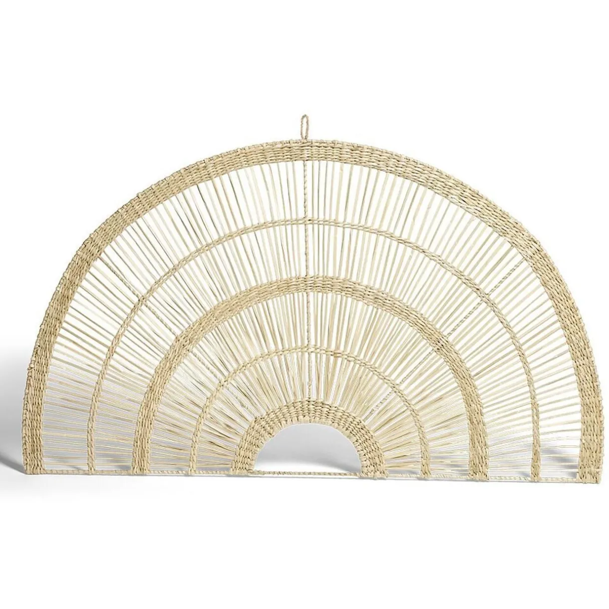 Décoration murale arc cercle osier et métal < Gifi Best