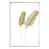 Décoration murale feuille métal 60xH90cm (2 modèles)
