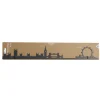 Décoration murale Londres métal noir 55cm