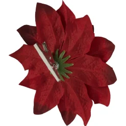 Décoration poinsettia rouge Noël