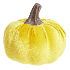 Décoration à poser forme citrouille velours 4 pièces Ø7,5xH6,5cm < Gifi Sale