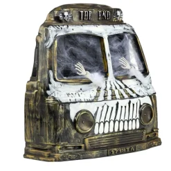 Décoration à poser Halloween voiture squelette son et lumière 34x12xH33cm < Gifi Online