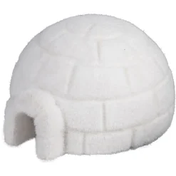 Décoration à poser igloo feutrine L15X12XH17 cm blanc < Gifi