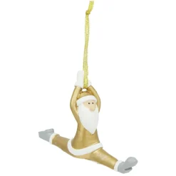 Décoration Père Noël Yoga à suspendre