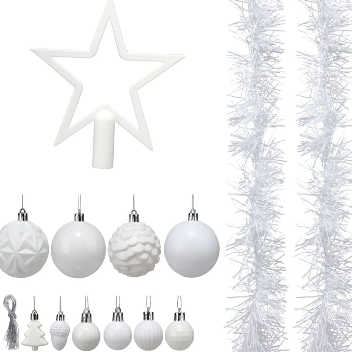 Décoration sapin de Noël blanc x40 < Gifi Sale