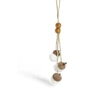 Décoration à suspendre gland marron x3