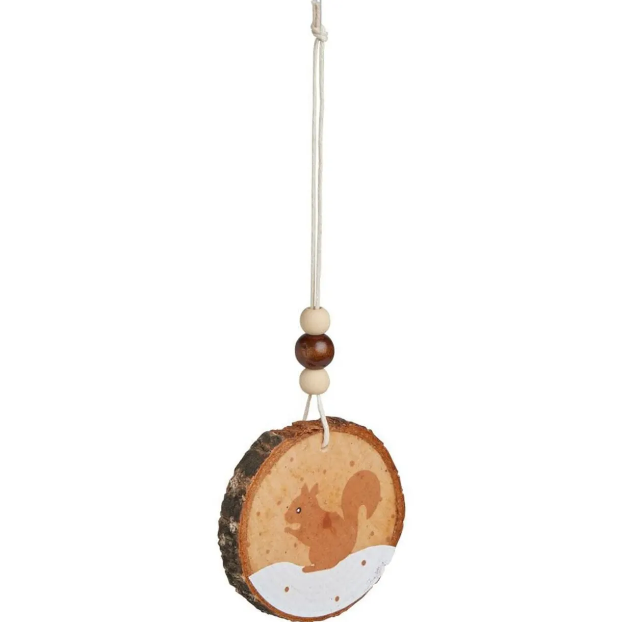 Décoration à suspendre rondin bois animaux de la forêt Ø6cm < Gifi Sale