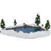 Décor village de Noël lac gelé 27x16x9,5 cm < Gifi Hot