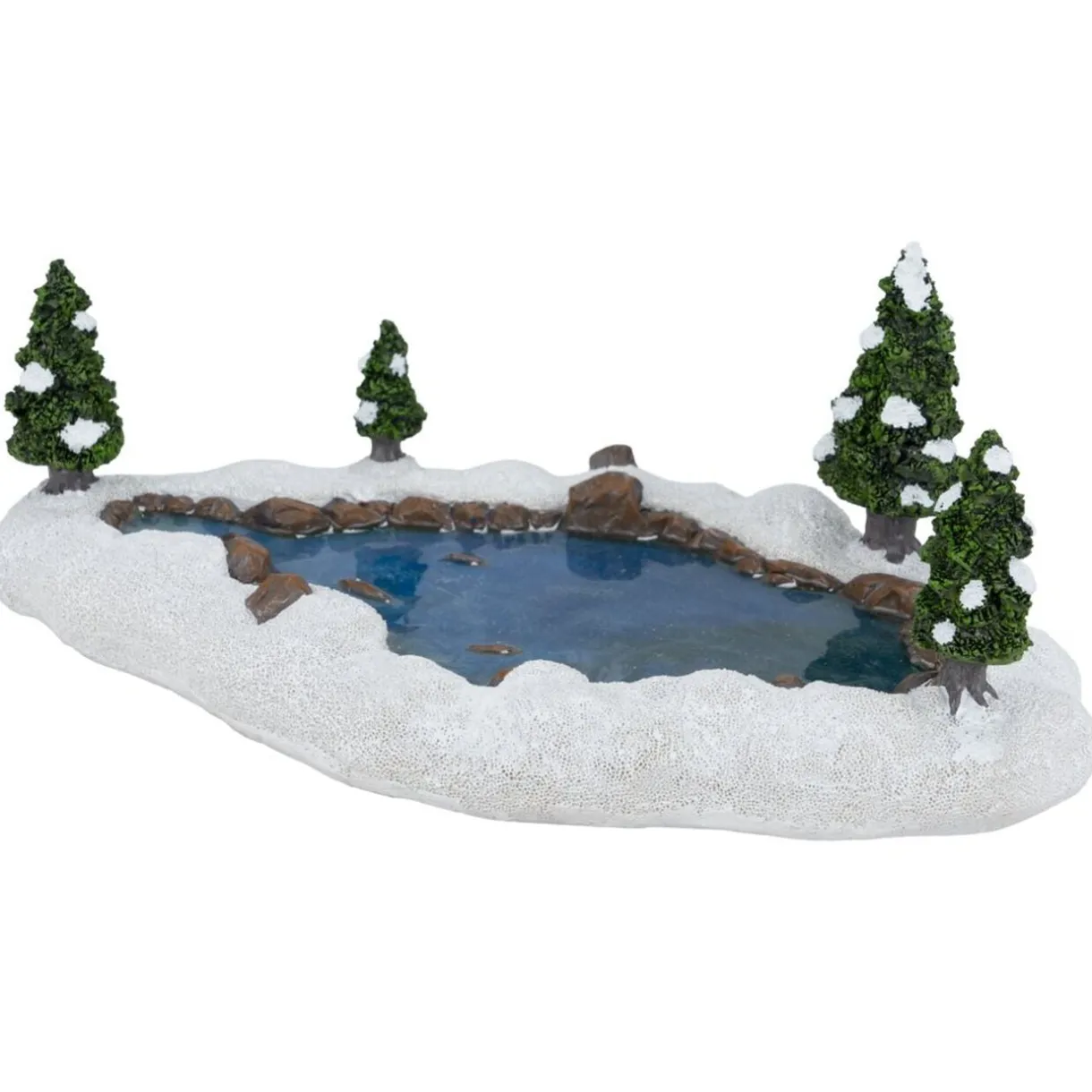 Décor village de Noël lac gelé 27x16x9,5 cm < Gifi Hot