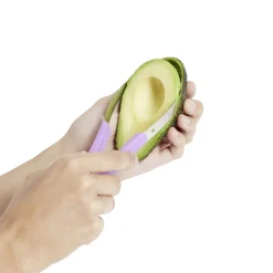 Découpe fruit avec 2 lames acier et 1 cuillère < Gifi Clearance