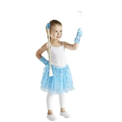 Deguiz'box déguisement fille 4/6 ans princesse des neiges bleue 4 pièces