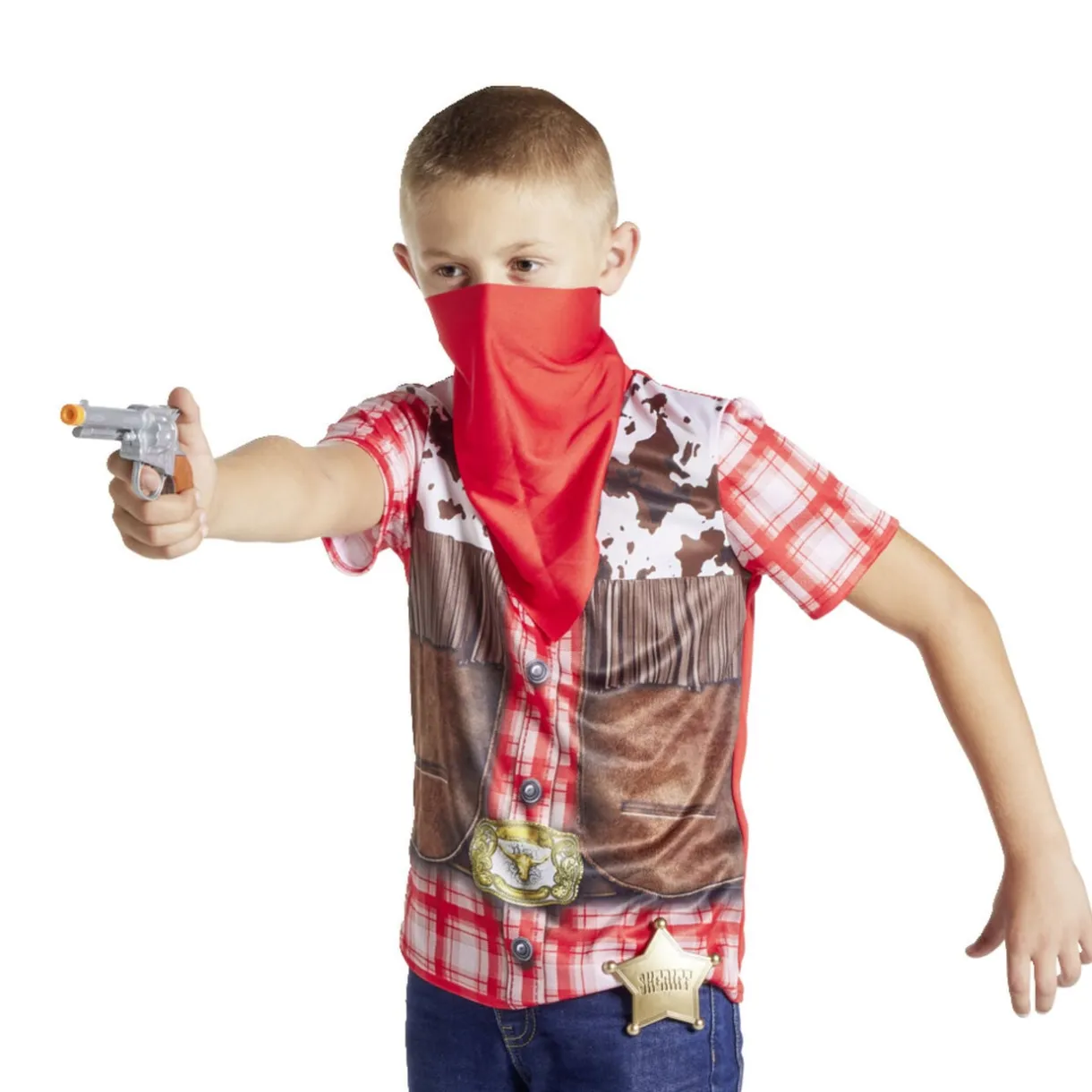 Deguiz'box enfant garçon cowboy 4/6 ans 4 pièces < Gifi Hot