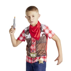 Deguiz'box enfant garçon cowboy 7/10 ans 4 pièces