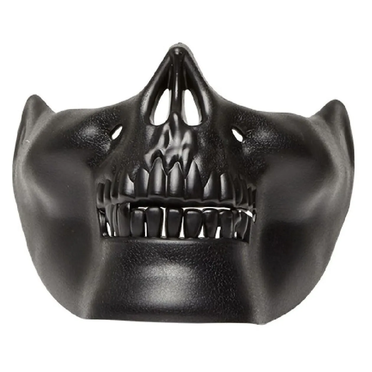 Demi masque de squelette en plastique