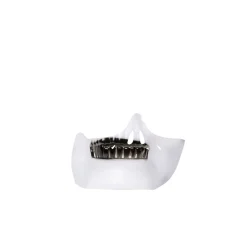 Demi masque de squelette en plastique