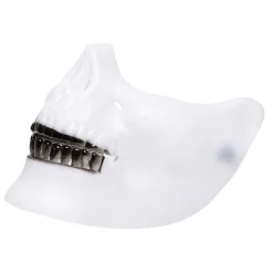 Demi masque de squelette en plastique