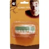 Dentier zombie vert et blanc