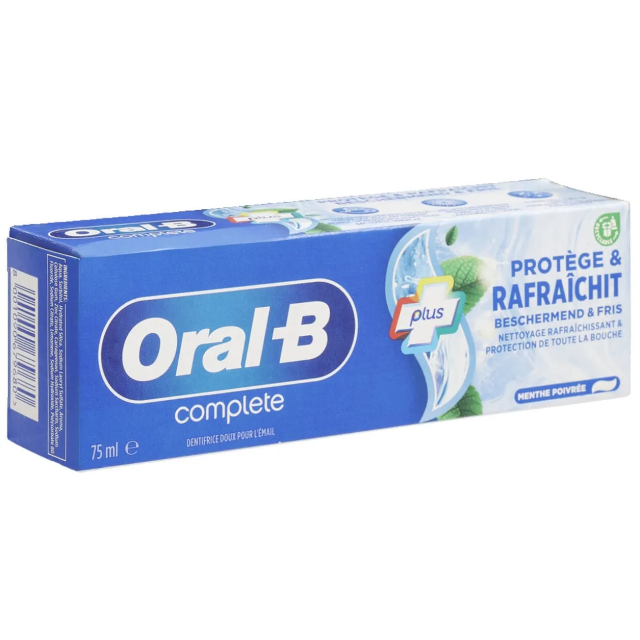 Dentifrice Oral-B Complete Plus Protège et rafraîchit 75ml
