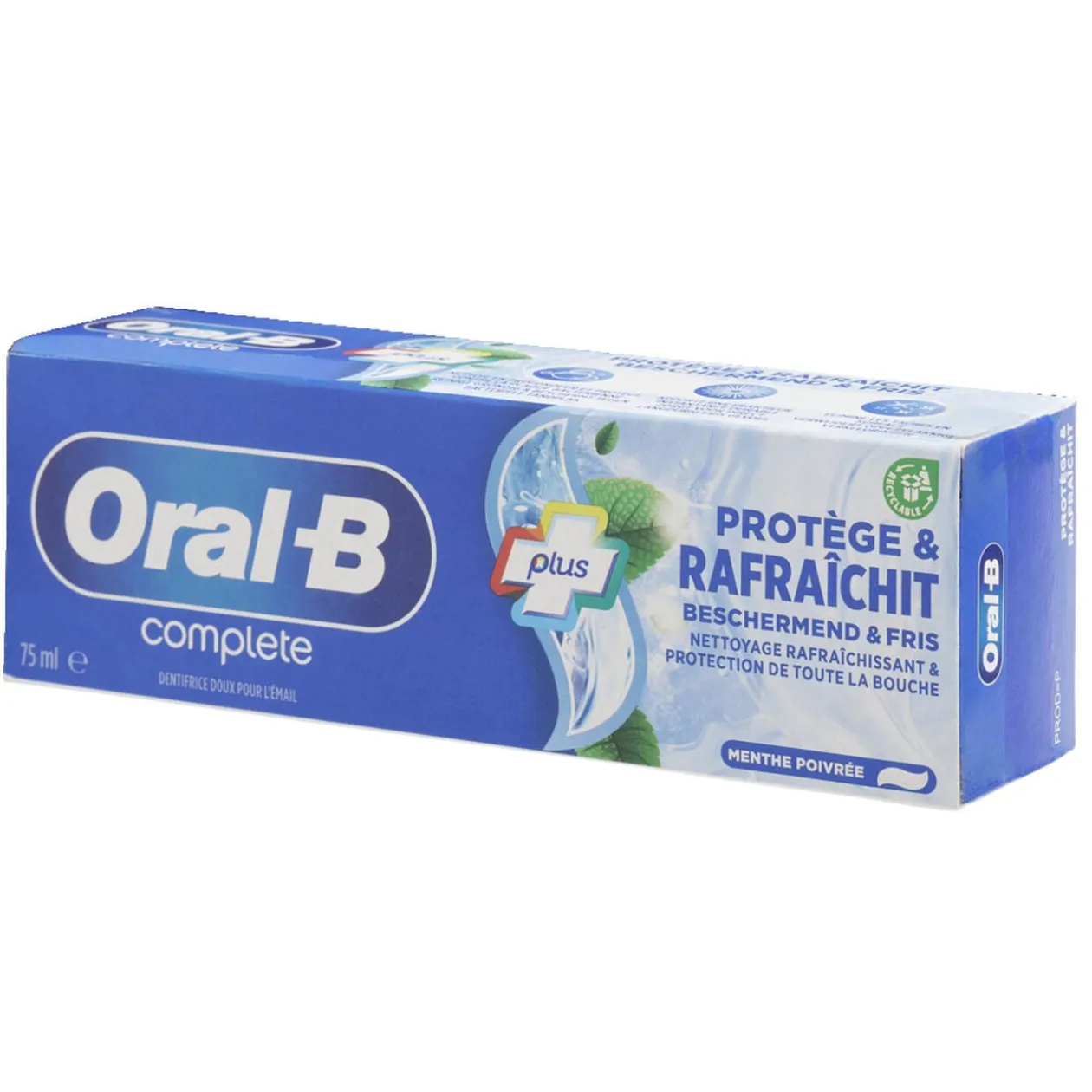 Dentifrice Oral-B Complete Plus Protège et rafraîchit 75ml