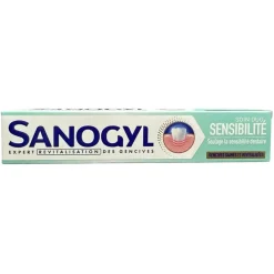Dentifrice Sanogyl soin duo sensibilité gencives tube 75ml