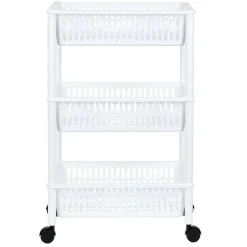 Desserte de cuisine 3 niveaux panières blanches < Gifi Hot