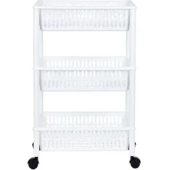 Desserte de cuisine 3 niveaux panières blanches < Gifi Hot