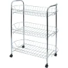 Desserte en métal gris 3 niveaux - L.51xl.26,5xH.57cm < Gifi Clearance