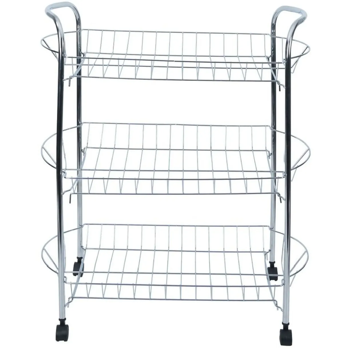 Desserte en métal gris 3 niveaux - L.51xl.26,5xH.57cm < Gifi Clearance