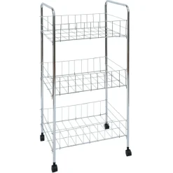 Desserte en métal 3 niveaux - 35,5xH66,5x26cm < Gifi Sale