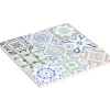 Dessous de plat carré céramique design carreau de ciment 15,2x15,2cm < Gifi Sale