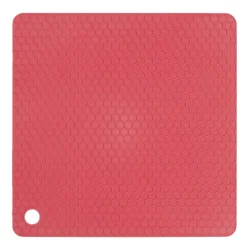 Dessous de plat carré en silicone 18x18cm - 2 coloris