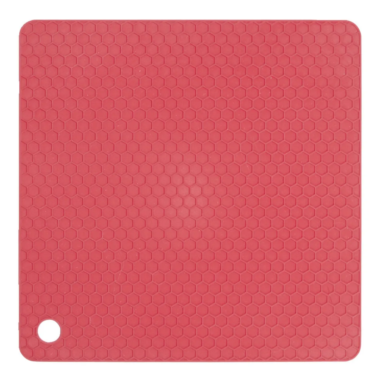 Dessous de plat carré en silicone 18x18cm - 2 coloris