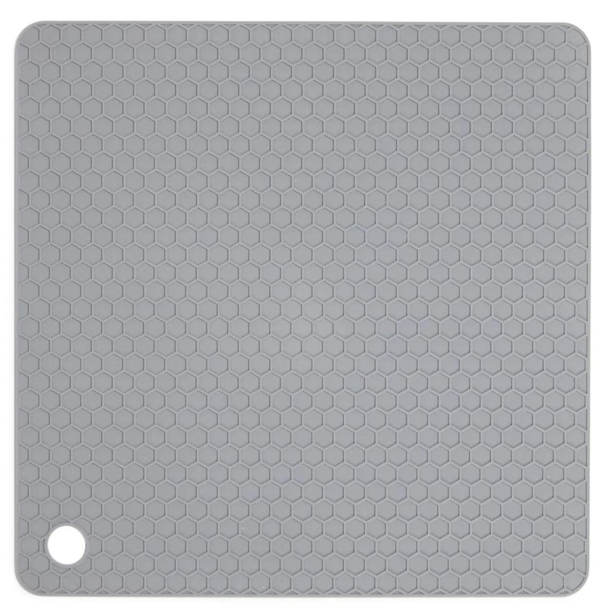 Dessous de plat carré en silicone 18x18cm - 2 coloris